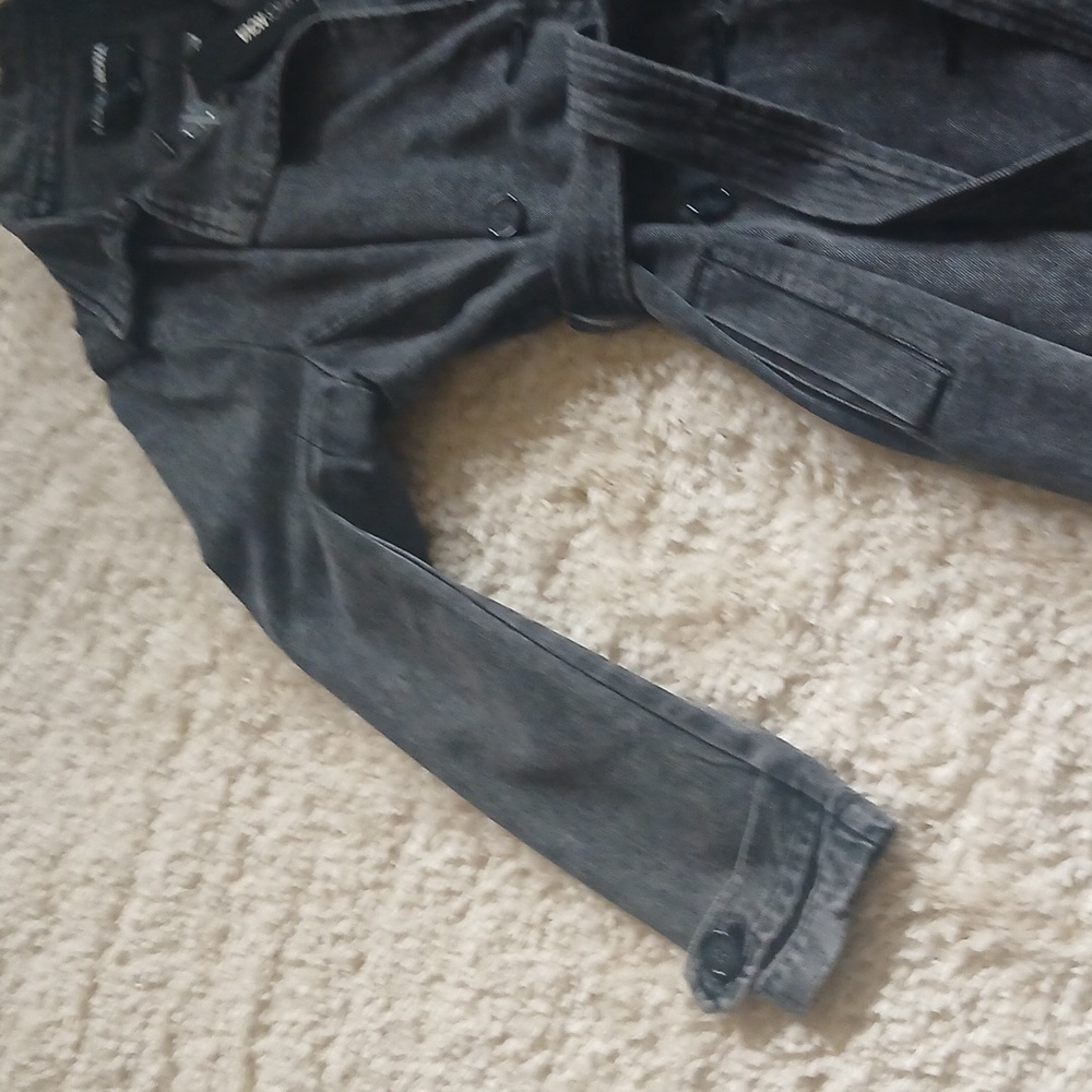 NWT TRENCH BLACK WASH - Picture 6 of 6